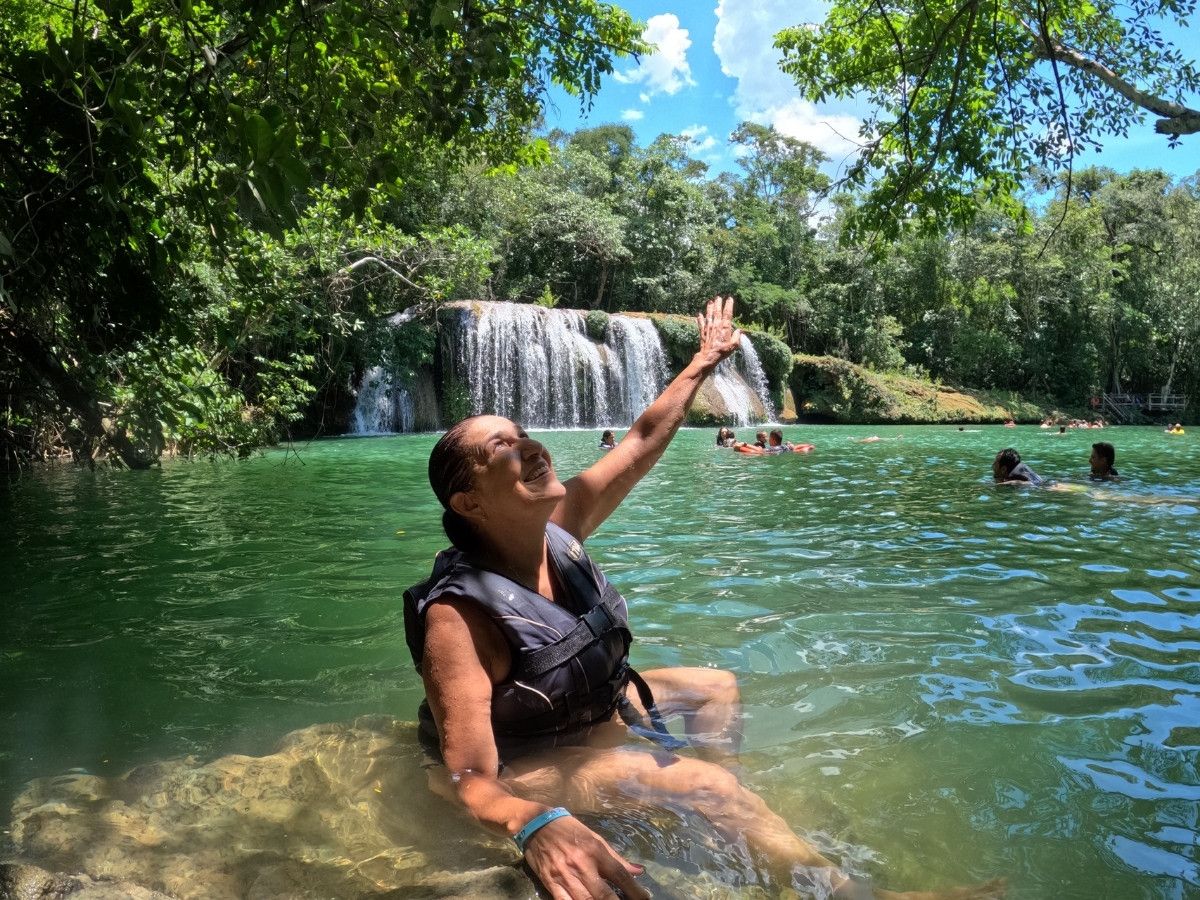 Cachoeira do Sol with natural light
