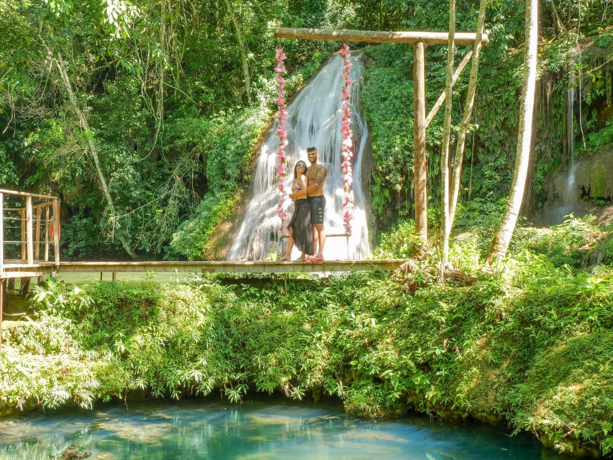 View of Cachoeira da Gruta